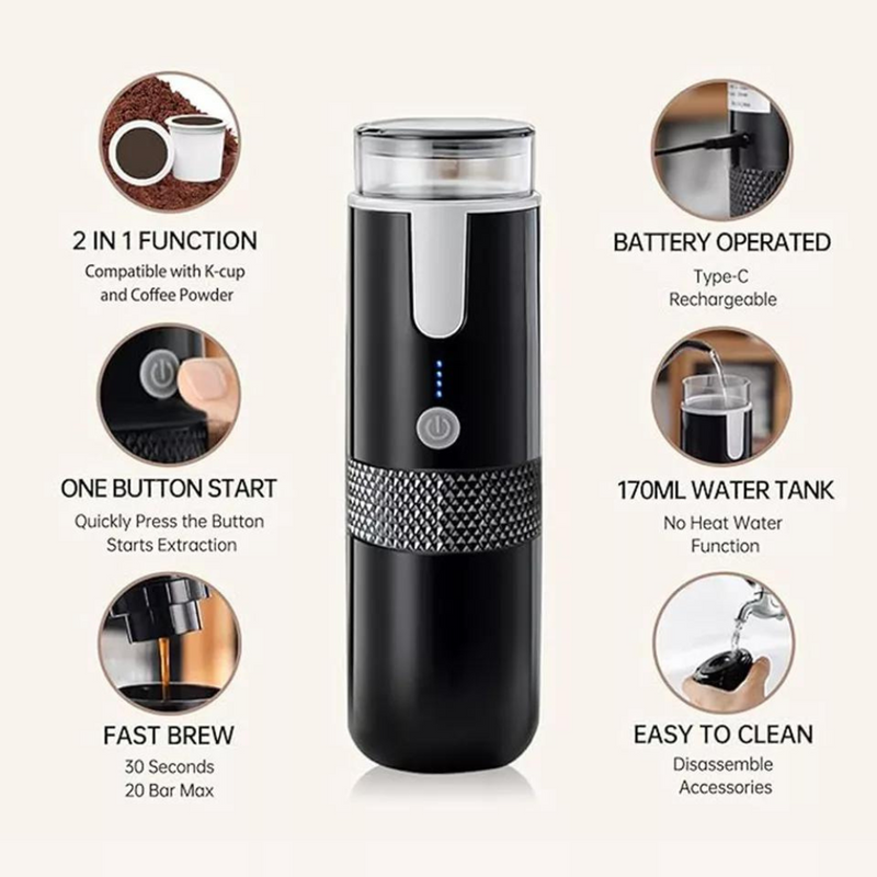 Electric Portable Coffee Maker